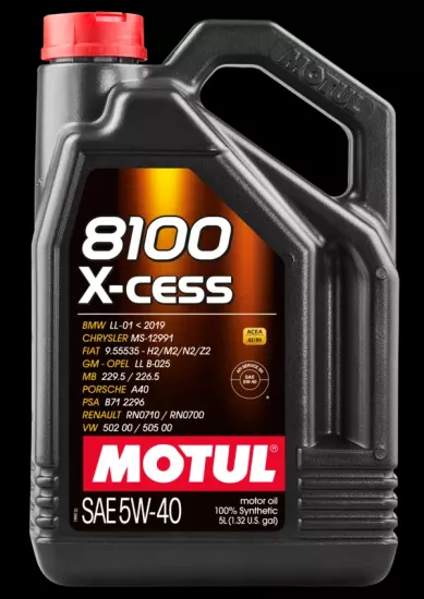8100 X-CESS 5W40 5 Litre