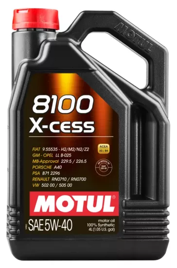 8100 X-CESS 5W40 4 Litre